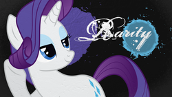 Size: 1920x1080 | Tagged: safe, artist:chadbeats, artist:theponymuseum, rarity, g4, female, solo, vector, wallpaper