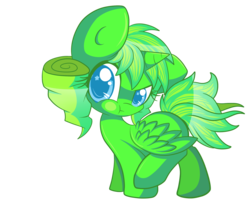 Size: 2500x2000 | Tagged: safe, artist:starlightlore, oc, oc only, oc:pear bloom, alicorn, pony, alicorn oc, blank flank, female, filly, simple background, solo, transparent background