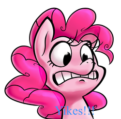 Size: 937x923 | Tagged: safe, edit, pinkie pie, g4, female, reaction image, solo