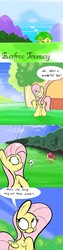 Size: 1280x5120 | Tagged: safe, artist:b-epon, artist:turtlefarminguy, apple bloom, fluttershy, earth pony, pegasus, pony, g4, bloom n' shy, comic, female, filly, mare