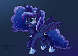 Size: 1223x883 | Tagged: safe, artist:php92, princess luna, alicorn, pony, g4, female, mare, solo