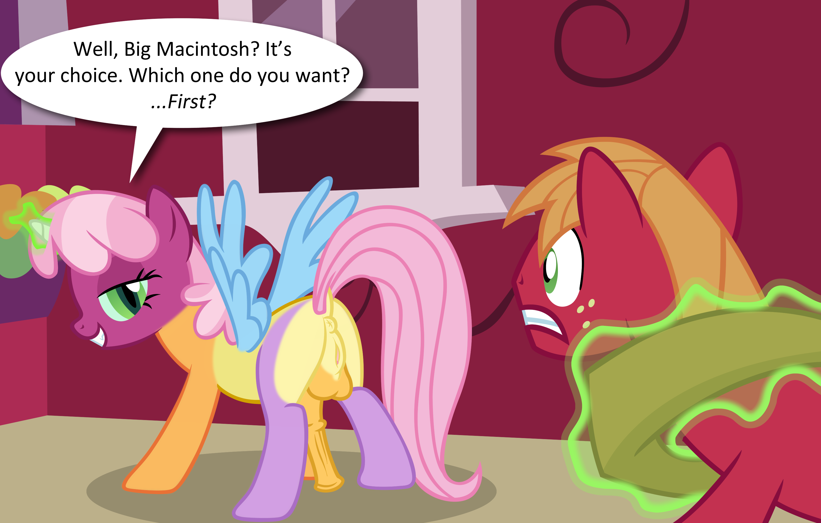 Big Mac And Cheerilee - 475725 - abomination, anus, applejack, artist:badumsquish ...