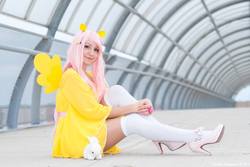 Size: 900x602 | Tagged: safe, artist:saru-cosplay, fluttershy, human, g4, cosplay, irl, irl human, photo, solo