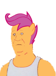 Size: 193x264 | Tagged: safe, scootaloo, g4, bill, king of the hill, meme