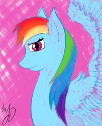 Size: 1950x2400 | Tagged: safe, artist:mythicaljazz, rainbow dash, g4, female, solo