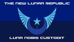 Size: 1191x670 | Tagged: safe, artist:pilotsolaris, flag, latin, logo, new lunar republic, text