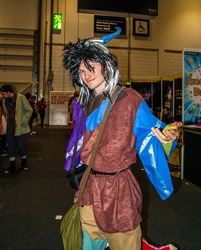 Size: 1649x2048 | Tagged: artist needed, safe, discord, human, g4, cosplay, irl, irl human, london mcm expo, photo, solo