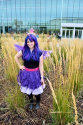 Size: 1362x2048 | Tagged: safe, twilight sparkle, human, g4, big crown thingy, cosplay, irl, irl human, photo, solo, twilight sparkle (alicorn)