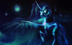 Size: 1100x700 | Tagged: safe, artist:heilos, oc, oc only, alicorn, ghost, ghost pony, pony, alicorn oc, solo