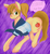 Size: 910x1000 | Tagged: safe, artist:japananon, artist:saine grey, braeburn, earth pony, pony, g4, colored, crossdressing, solo