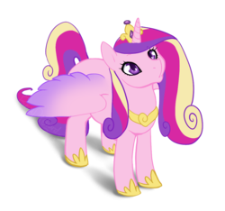 Size: 990x928 | Tagged: safe, artist:revadiehard, princess cadance, alicorn, pony, g4, cute, cutedance, female, looking up, mare, simple background, solo, transparent background