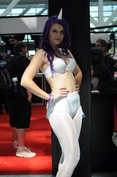 Size: 712x1072 | Tagged: safe, rarity, human, g4, belly button, cosplay, irl, irl human, photo