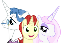 Size: 1024x711 | Tagged: safe, artist:inude, artist:inudewaruika, fancypants, fleur-de-lis, nolan north, pony, unicorn, equestria girls, g4, background human, equestria girls ponified, family, father and son, female, headcanon, male, monocle, mother and son, offspring, parent:fancypants, parent:fleur-de-lis, parents:fancyfleur, ponified, ship:fancyfleur, shipping, simple background, straight, transparent background, vector