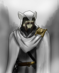 Size: 500x625 | Tagged: safe, artist:assassinponies, oc, oc only, semi-anthro, assassin, assassin's creed, crossover, male, solo