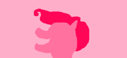 Size: 1184x544 | Tagged: safe, artist:aybfim, pinkie pie, g4, female, minimalist, ms paint, solo