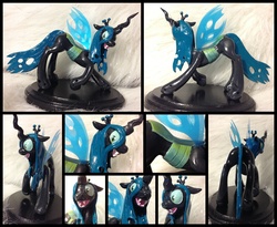 Size: 1924x1576 | Tagged: safe, artist:alicornparty, queen chrysalis, g4, craft, irl, photo, sculpture, solo