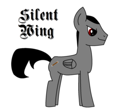 Size: 1269x1135 | Tagged: safe, artist:omniartpony, oc, oc only, ms paint, silent wing, solo