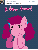 Size: 500x647 | Tagged: safe, artist:steveholt, pinkie pie, g4, alternate hairstyle, animated, female, pinkie pie answers, solo, tumblr