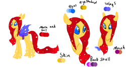 Size: 1545x827 | Tagged: safe, oc, oc only, changeling, changeling oc, female, reference sheet, simple background, solo