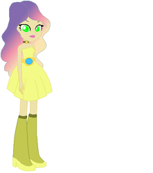 Size: 474x536 | Tagged: safe, oc, oc only, equestria girls, g4, boots, clothes, dress, equestria girls-ified, fall formal outfits, high heel boots, shoes, solo