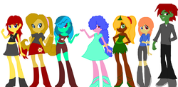 Size: 10781x5261 | Tagged: safe, oc, oc only, oc:gaby, equestria girls, g4, absurd resolution, eqg promo pose set