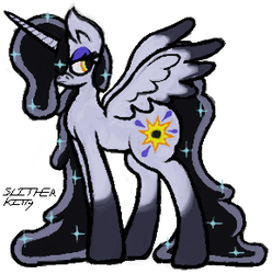 Size: 288x290 | Tagged: safe, artist:slitherkitty, oc, oc only, oc:big bang, alicorn, pony, alicorn oc, solo, wide hips