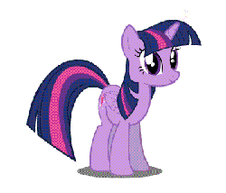 Size: 350x300 | Tagged: safe, twilight sparkle, alicorn, pony, g4, alicorn drama, animated, deal with it, drama, female, headcanon, i reject your reality and substitute my own, image macro, mare, mythbusters, solo, sunglasses, swag glasses, the dungeonmaster, twilight sparkle (alicorn)