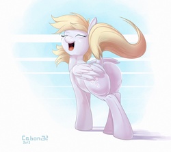Size: 900x799 | Tagged: safe, artist:php188, derpy hooves, pegasus, pony, g4, bubble butt, butt, dock, female, mare, plot, solo