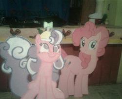 Size: 940x768 | Tagged: safe, pinkie pie, screwball, earth pony, pony, g4, female, looking at you, mare