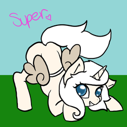 Size: 3500x3500 | Tagged: safe, artist:ivorylace, artist:katiespalace, oc, oc only, oc:ivory lace, alicorn, pony, ask ivory lace, ask, face down ass up, presenting, solo, tumblr