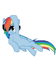 Size: 197x227 | Tagged: safe, artist:pablossb, rainbow dash, g4, animated, female, solo