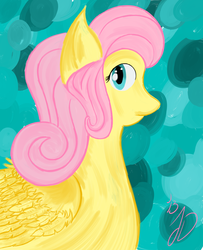 Size: 1950x2400 | Tagged: safe, artist:mythicaljazz, fluttershy, g4, female, solo