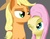 Size: 1540x1200 | Tagged: safe, artist:stillwaterspony, applejack, fluttershy, g4, female, kissing, lesbian, ship:appleshy, shipping