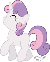 Size: 806x991 | Tagged: safe, artist:sasukex125, sweetie belle, g4, female, simple background, solo, transparent background, vector