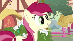 Size: 1280x720 | Tagged: safe, screencap, roseluck, earth pony, pony, a friend in deed, g4, female, mare, solo