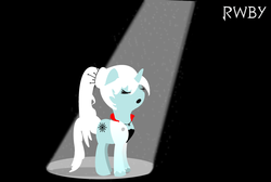 Size: 1024x690 | Tagged: safe, artist:superninja5506, pony, ponified, rwby, solo, weiss schnee