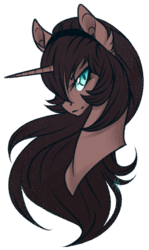 Size: 579x973 | Tagged: safe, artist:haventide, oc, oc only, oc:mercy, pony, bust, female, mare, solo