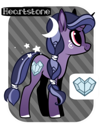 Size: 600x750 | Tagged: safe, artist:sutexii, oc, oc only, pony, unicorn, female, heartstone, mare, solo