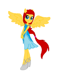 Size: 526x644 | Tagged: safe, artist:gabythehedgehog, oc, oc only, equestria girls, g4, equestria girls-ified, solo