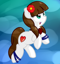 Size: 907x964 | Tagged: safe, artist:furrgroup, artist:snowing-heart, oc, oc only, oc:snowing heart, pony, open mouth, solo