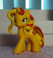 Size: 458x500 | Tagged: safe, artist:sanadaookmai, sunset shimmer, pony, unicorn, g4, customized toy, irl, photo, toy