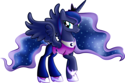 Size: 4300x2871 | Tagged: safe, artist:beamsaber, princess luna, vice principal luna, equestria girls, g4, clothes, equestria girls outfit, female, simple background, solo, transparent background