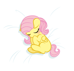 Size: 4000x3846 | Tagged: safe, artist:godoffury, part of a set, fluttershy, pony, g4, .svg available, baby, baby pony, babyshy, cute, eyes closed, female, filly, floppy ears, foal, lying down, on side, pillow, shyabetes, sleeping, solo