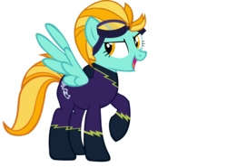 Size: 3224x2385 | Tagged: dead source, safe, artist:theluckypegasus511, lightning dust, g4, female, shadowbolts, solo