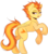 Size: 8410x9500 | Tagged: safe, artist:sagegami, artist:spittfireart, spitfire, pegasus, pony, g4, absurd resolution, butt, concave belly, female, plot, rearing, simple background, slender, solo, thin, transparent background, underhoof, vector