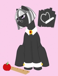 Size: 1396x1832 | Tagged: safe, artist:melinda chovexani, oc, oc only, pony, female, mare, solo, teacher