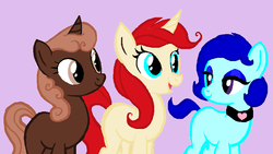 Size: 816x461 | Tagged: safe, artist:gabythehedgehog, apple bloom, scootaloo, sweetie belle, oc, g4, cutie mark crusaders