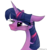 Size: 747x794 | Tagged: safe, artist:sigmanas, twilight sparkle, pony, g4, blushing, female, floppy ears, frown, glare, portrait, simple background, solo, transparent background, unamused