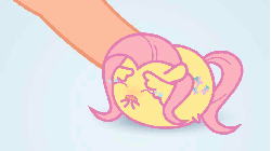Size: 792x444 | Tagged: safe, artist:4as, fluttershy, pegasus, pony, g4, animated, blob, chibi, crying, cute, eyes closed, flash, fluttercry, game, link, poking, scared, shy, shyabetes, touch