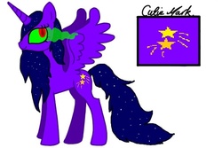 Size: 600x400 | Tagged: safe, artist:gabythehedgehog, oc, oc only, alicorn, pony, alicorn oc, joke, joke oc, solo